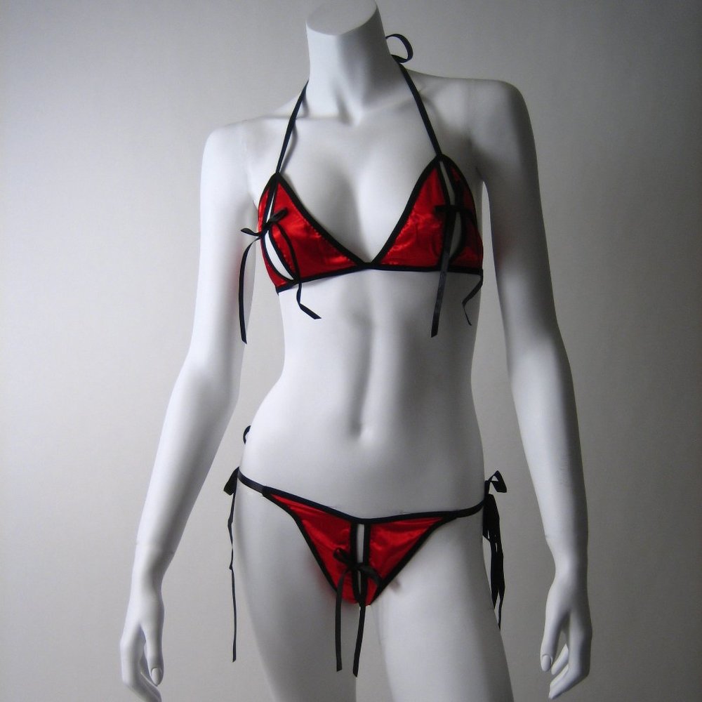 New RED SEDUCTION 2pc sexy lingerie